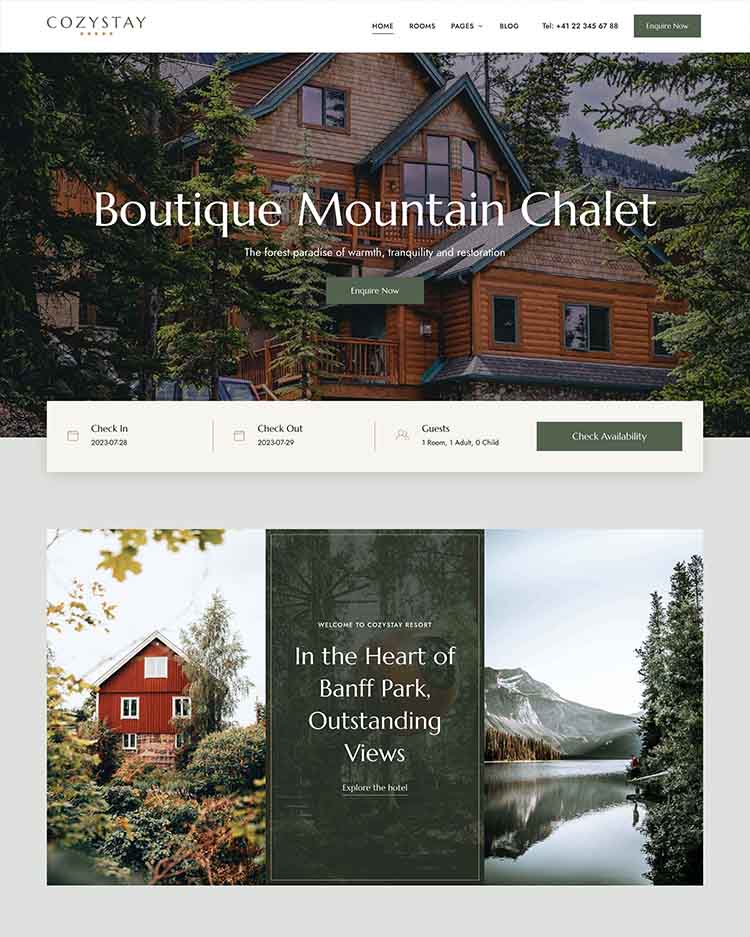 Mountain Chalet Home 1 
